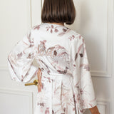 MJ Satin Floral Bridesmaid Robe