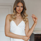 Paris Pearl Beaded Bridal Maxi Slip