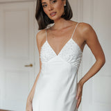 Celine Pearl Beaded Bridal Slip