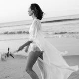 Olivia Georgette Bridal Robe