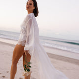 Olivia Georgette Bridal Robe