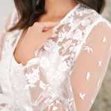 Maya Lace Bridal Robe - Includes Slip