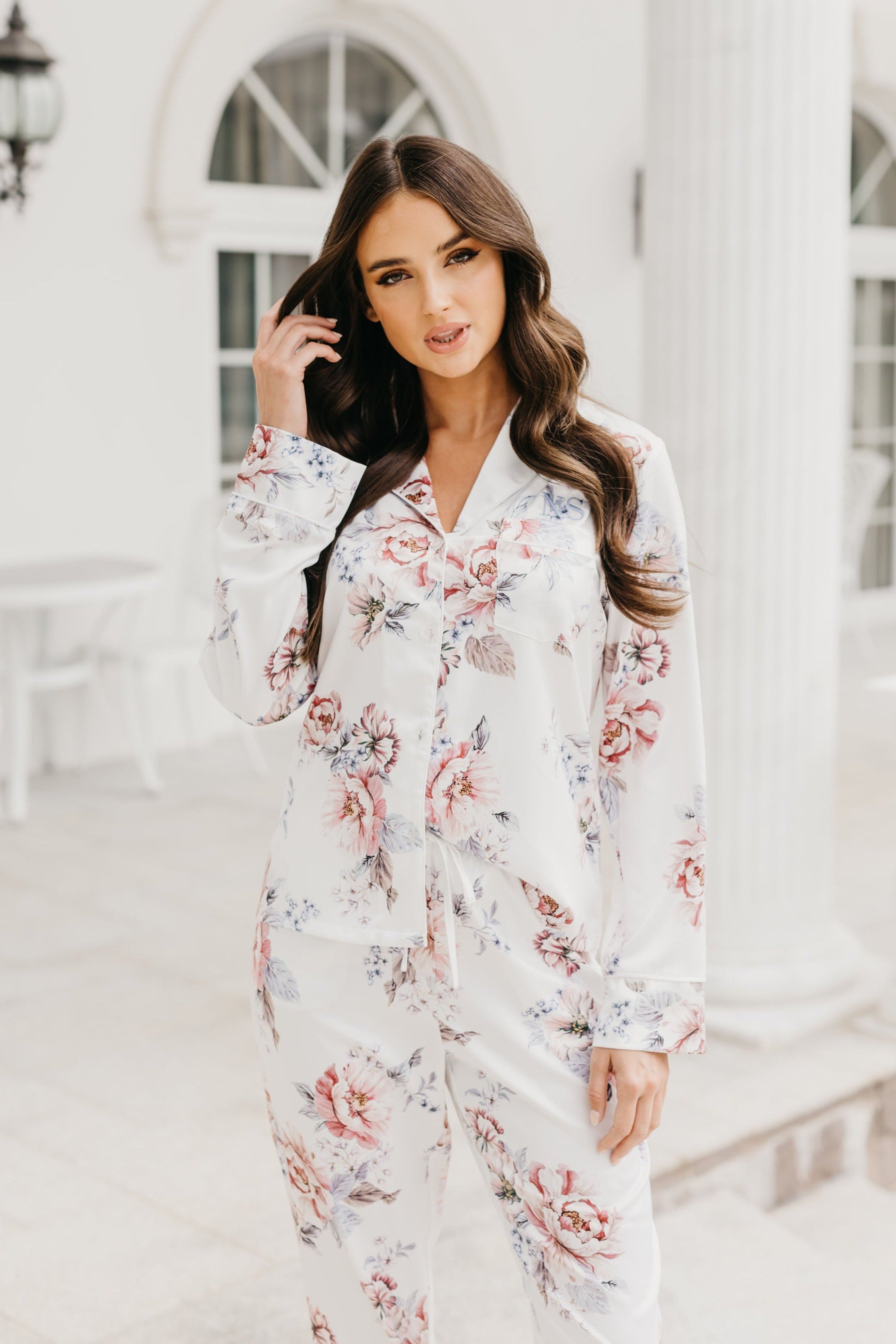 Christina Veiled Rose PJ Set