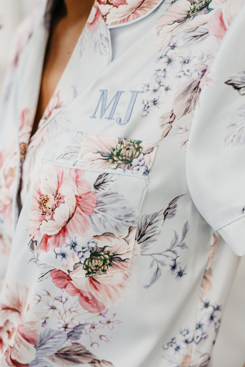Adriana Veiled Rose PJ Set