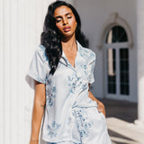 Mileva Bleu De Fleur Printed PJ Set