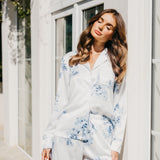 Katerina Bleu De Fleur Printed PJ Set