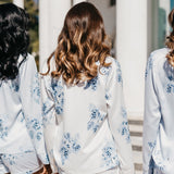 Romi Bleu De Fleur Printed PJ Set